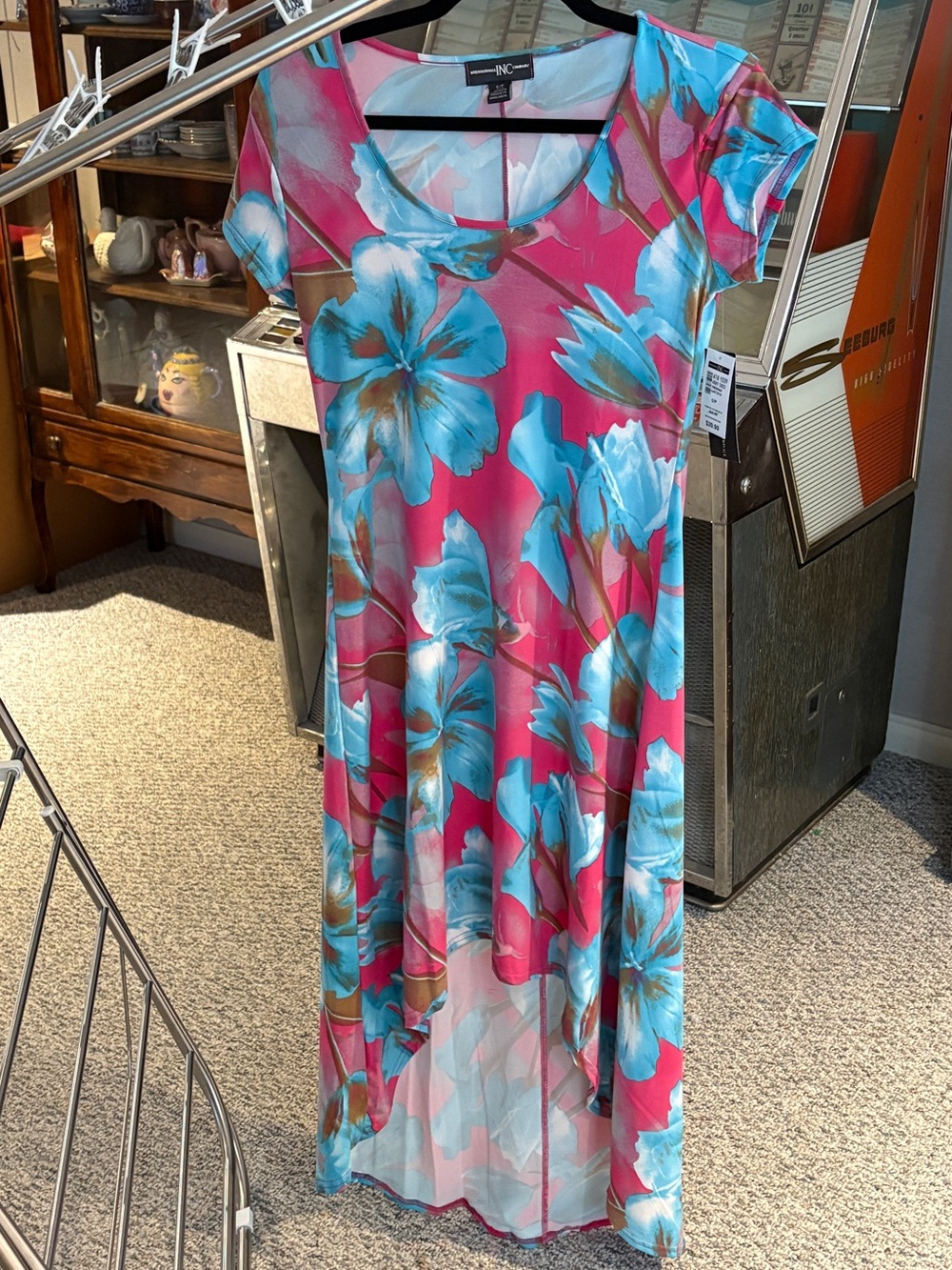 High-Low Colourful Floral Boho Sundress NWT